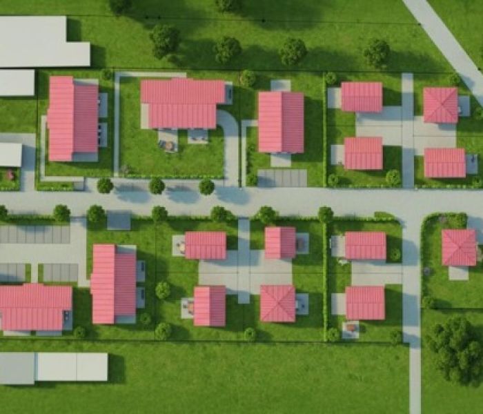 Visualisierung des Baugebiets "Kronenwiese" (Foto: WeberHaus GmbH & Co.KG)
